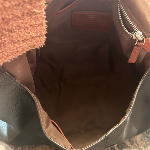 Tumi Leather Black and Brown Women's Hobo Bag - Picture 3 of 14